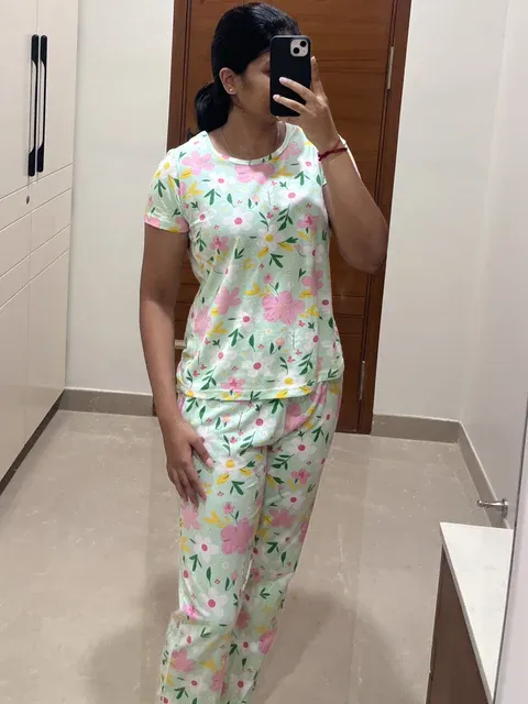 floral prtinted loungewear